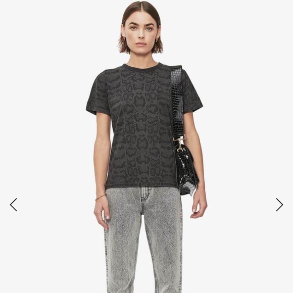 LILI TEE PYTHON - CHARCOAL - Picture 6 of 6